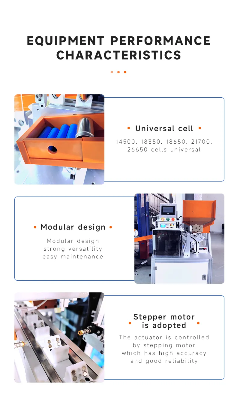 Cylindrical Battery Testing Machine with Material Hopper The 4th one