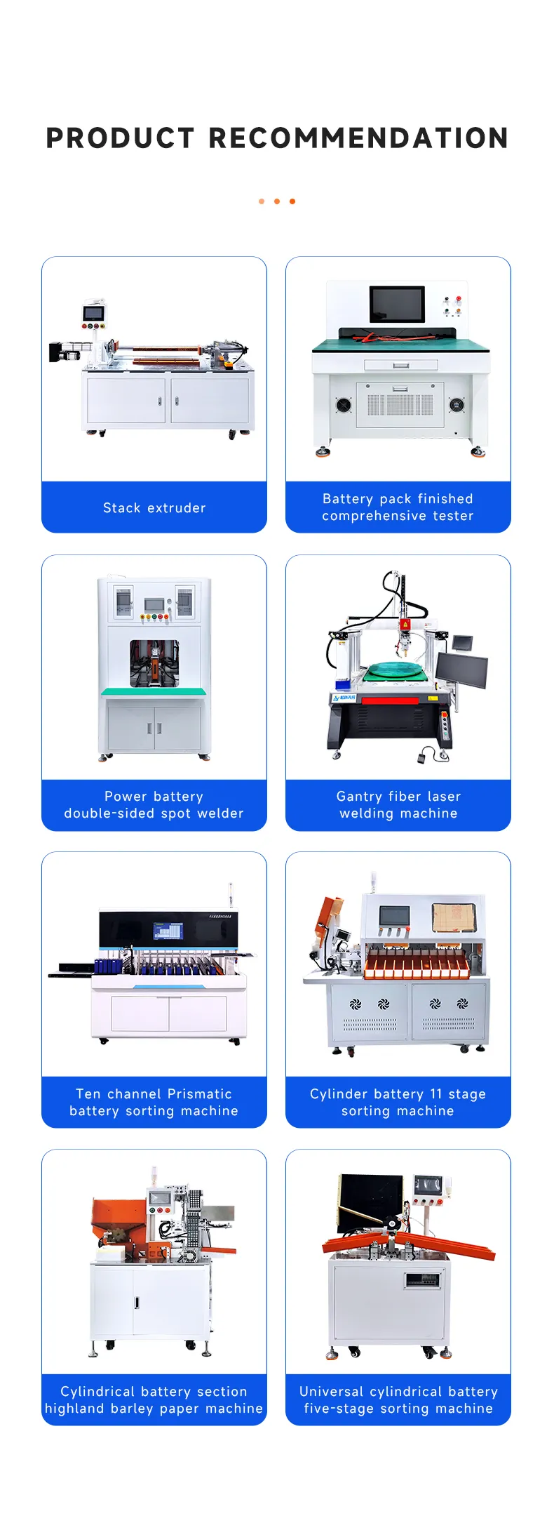Battery Pack Disassembly Production Line for Used Power Battery Packs The 11th one